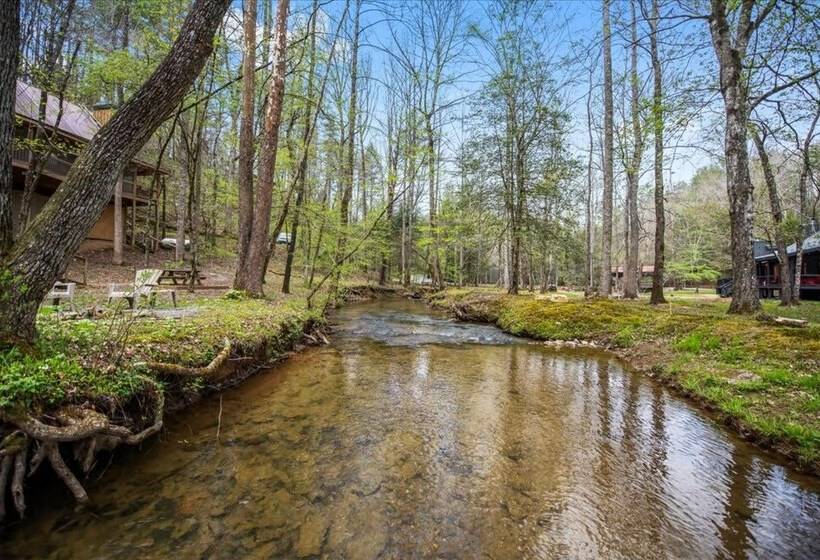 Bear Necessities Cozy Cabin Beside Briar Creek Fire Pit Wifi And Pet Friendly