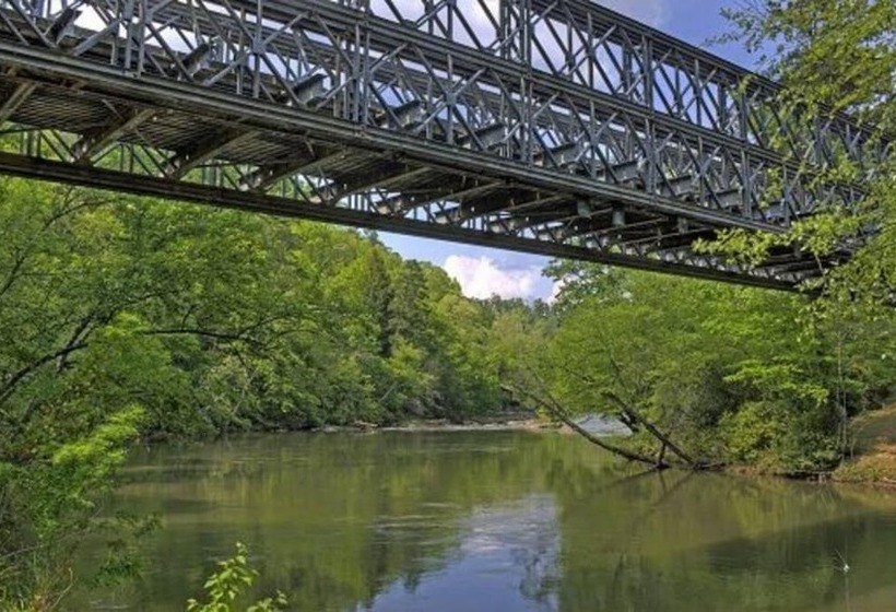 Riversong  Beautiful Cabin Located On Coosawattee River Game Room And Hot Tub