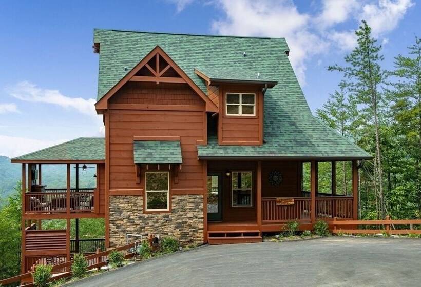 Sunset Vista   4 Bedrooms, 4 Baths, Sleeps 12 4 Cabin By Redawning