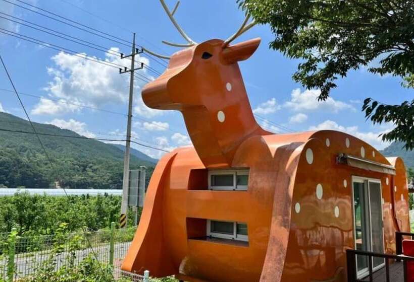 بنسيون Cheongdo Wonderland Dog Camping Caravan