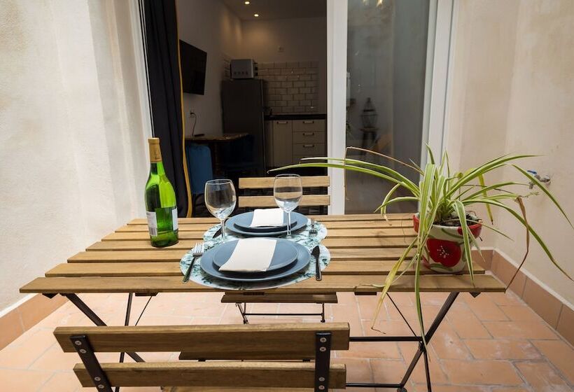 住宿加早餐  Portus Gaditanus Sxviii Patio Andaluz