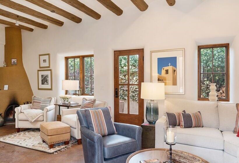 Carmel   Elegant East Side Adobe With Kiva Fireplace, Walk To Canyon Rd And The Plaza