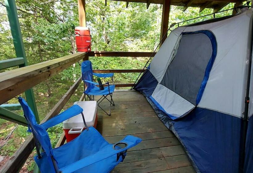 فندق Treetopper Fully Set Up Tent Site With Bbq, Firepit, Outdoor Pool & Hiking