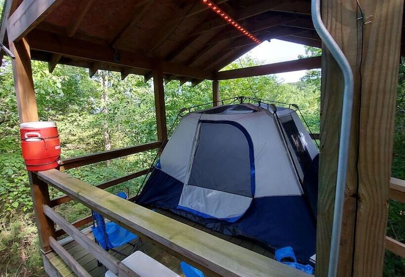 فندق Treetopper Fully Set Up Tent Site With Bbq, Firepit, Outdoor Pool & Hiking