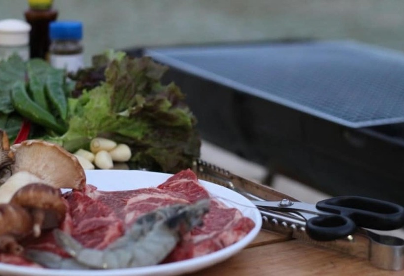 פנסיון Muju Ppalgang Chima Resort Glamping