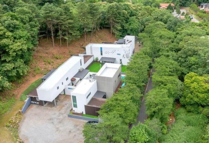 פנסיון Yangpyeong Uno House Pool Villa