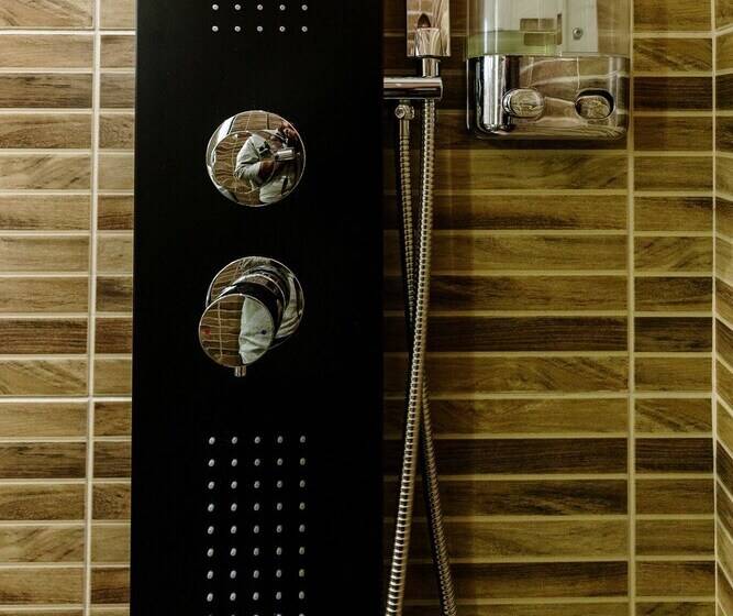 פנסיון Sea View Studio With A Barbecue Area On The Terrace Of The Building A Smart Tv