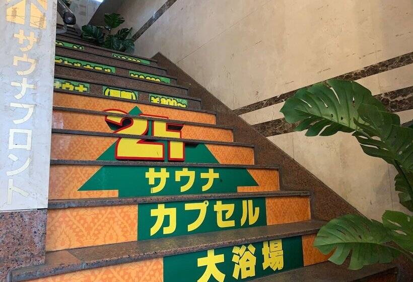 Funabashi Grand Sauna And Capsule Hotel   Caters To Men