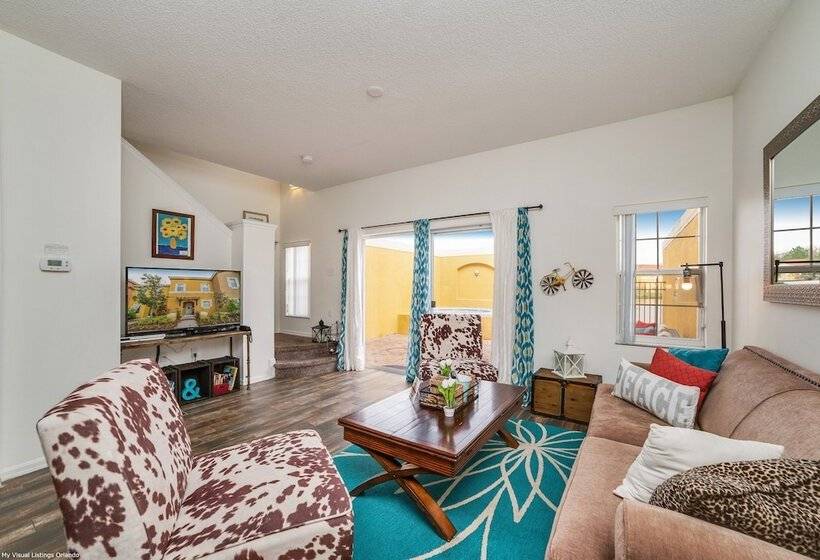 Newly Renovated, Spacious 3bd/2.5ba Villa With Lake View, Near Disney #3tv709