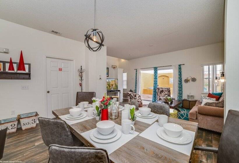 Newly Renovated, Spacious 3bd/2.5ba Villa With Lake View, Near Disney #3tv709