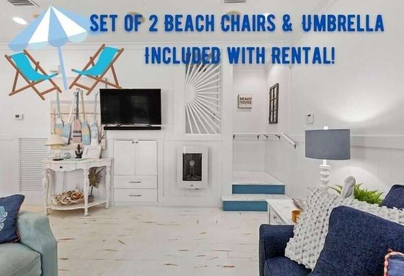 Quaint 2br/2.5ba Cottage Nestled Between 30a & Panama City Beach! Sleeps 6!