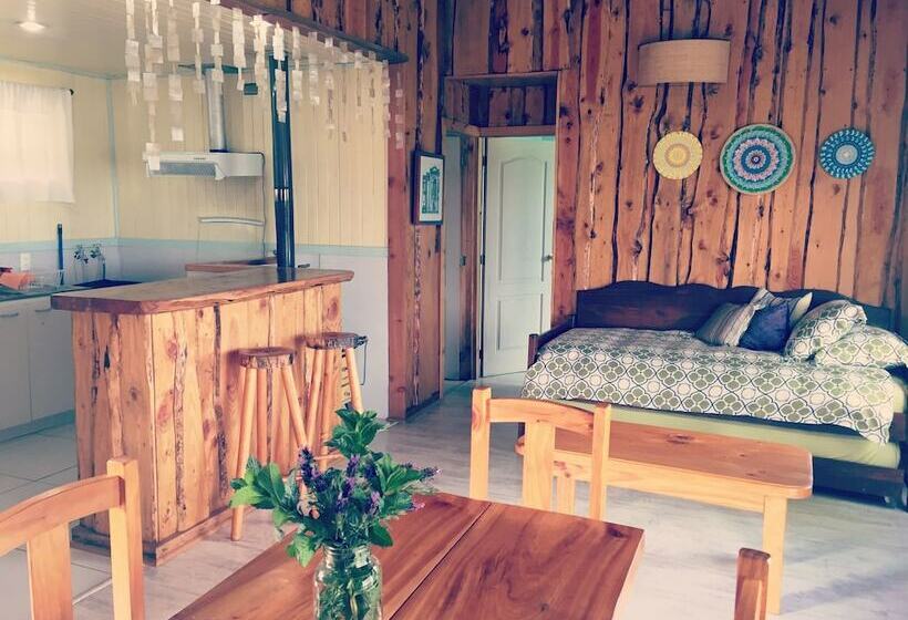 בית מלון כפרי Antuquelen Lodge Cabañas