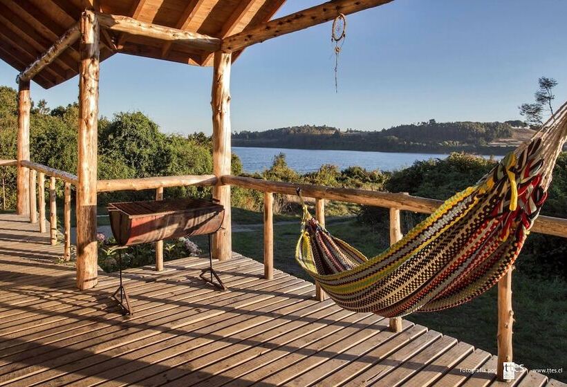 בית מלון כפרי Antuquelen Lodge Cabañas