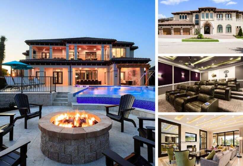 Luxury Villa On Reunion Resort And Spa With A Private Pool, Orlando Mansion 1350