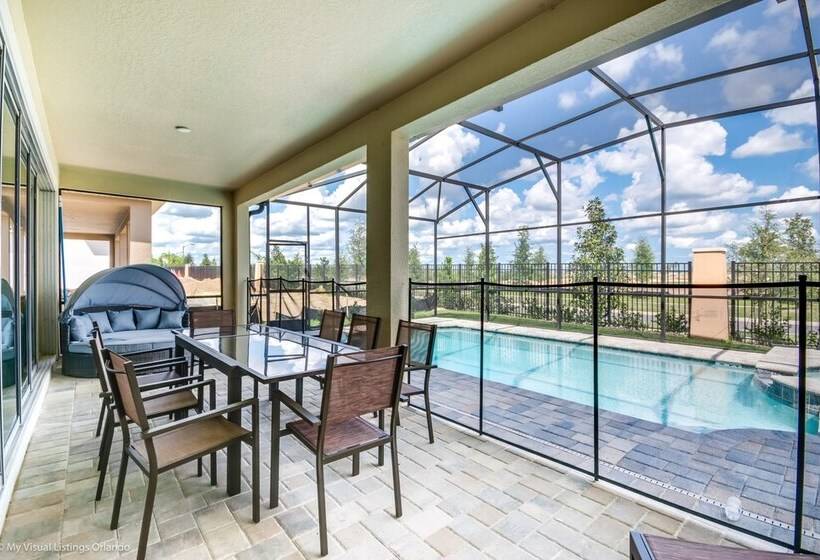 H9063 Brand New 9b6.5b Poolvilla Minutes To Disney