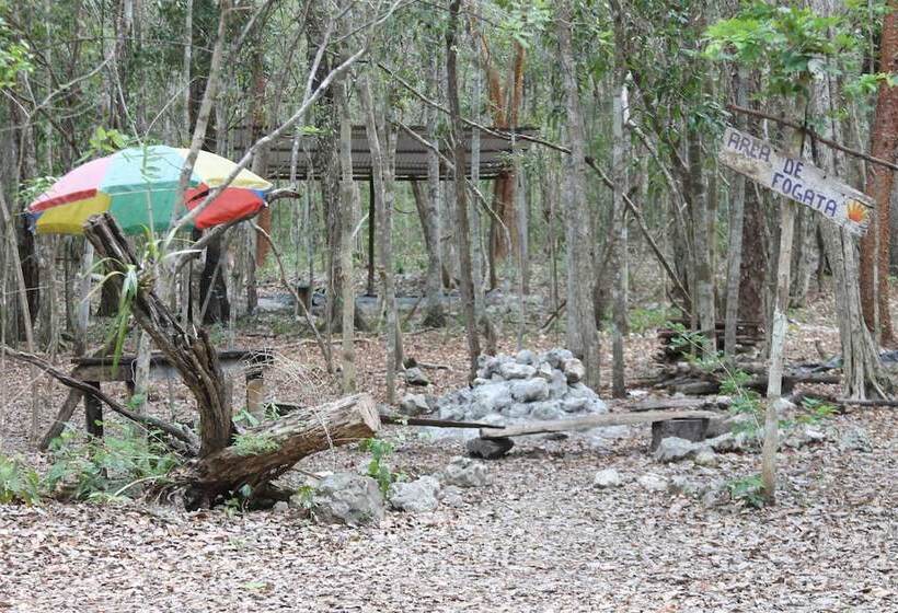 호텔 Campamento Yaaxche En Calakmul