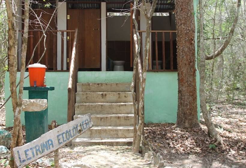 호텔 Campamento Yaaxche En Calakmul