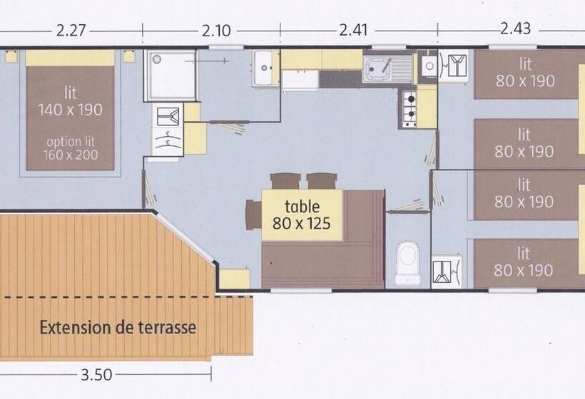 ホテル Camping De L Abbatiale