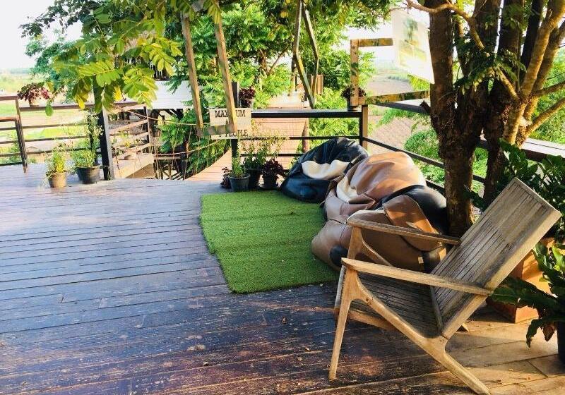 בית מלון כפרי Rai Ruen Rom Organic Farm