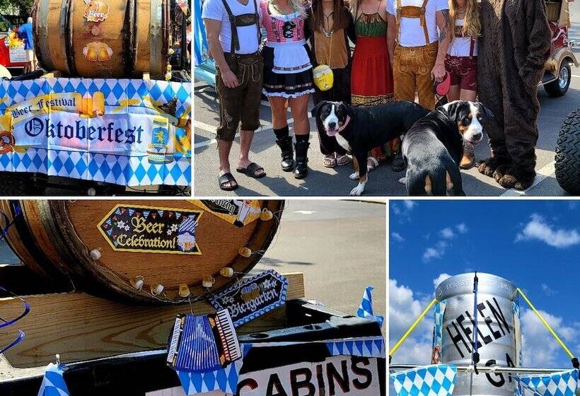 Bear Creek Lodge And Cabins In Helen Ga   Pet Friendly, River On Property, Walking Distance To Downt