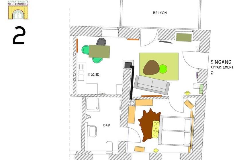 فندق Burggarten Appartements Neuleiningen