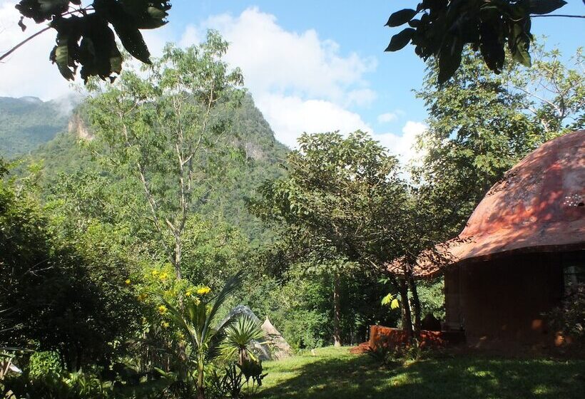 호텔 Chiang Dao Roundhouses