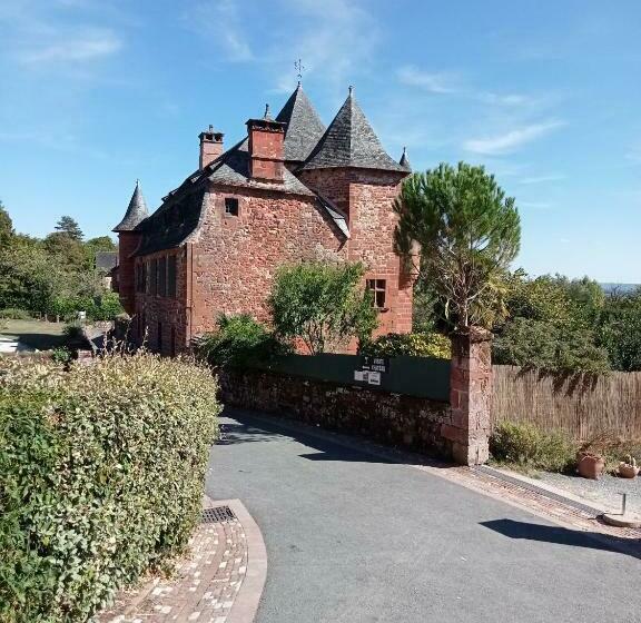 بنسيون Château De Vassinhac Chambres D Hôtes Collonges La Rouge