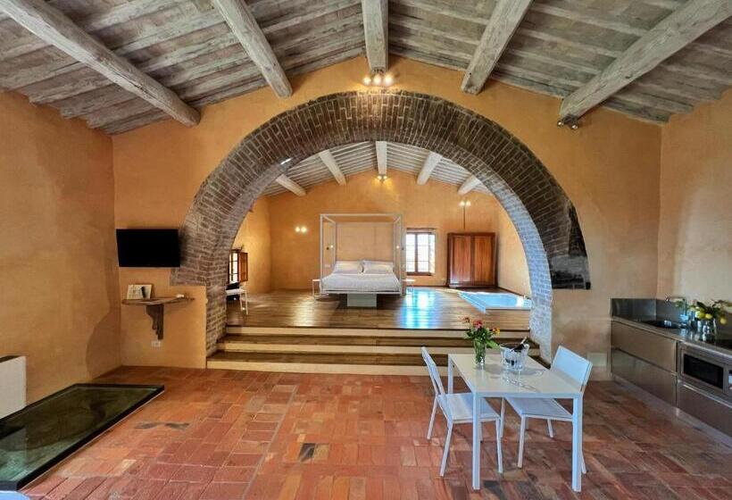 ホテル Fattoria Monastero Sant Anna In Camprena