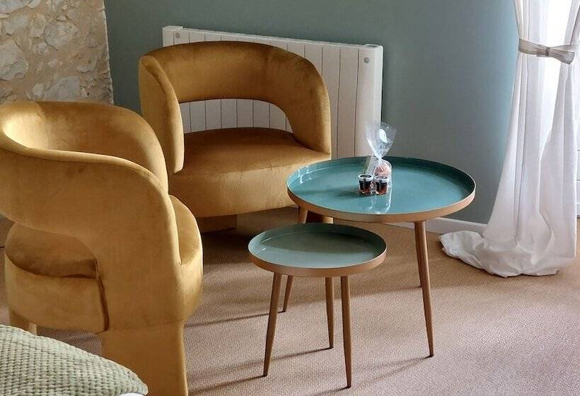 צימר Le Poutic Piscine Chauffee