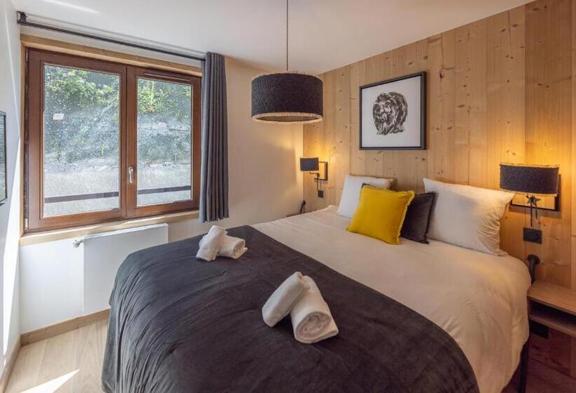 فندق Hôtel Le Cristal Lodge   Terresens