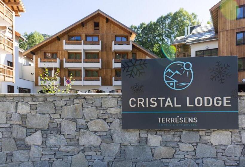 فندق Hôtel Le Cristal Lodge   Terresens