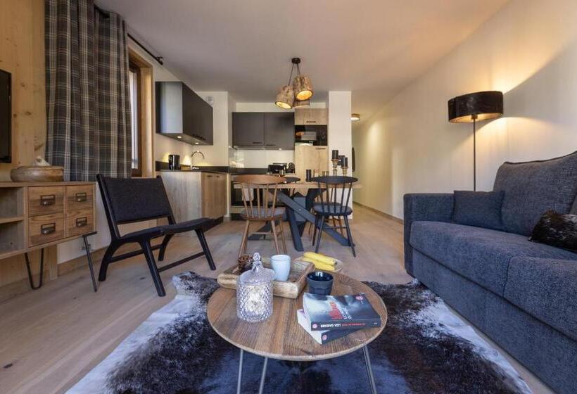 فندق Hôtel Le Cristal Lodge   Terresens