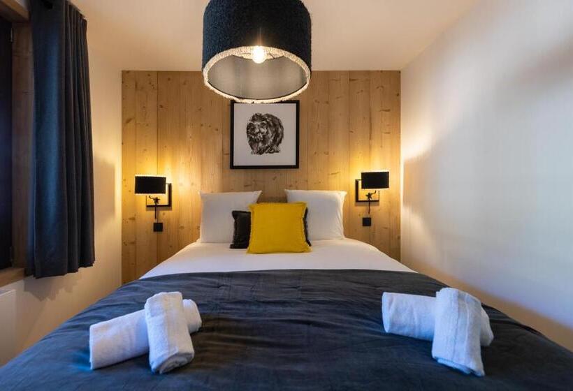 فندق Hôtel Le Cristal Lodge   Terresens