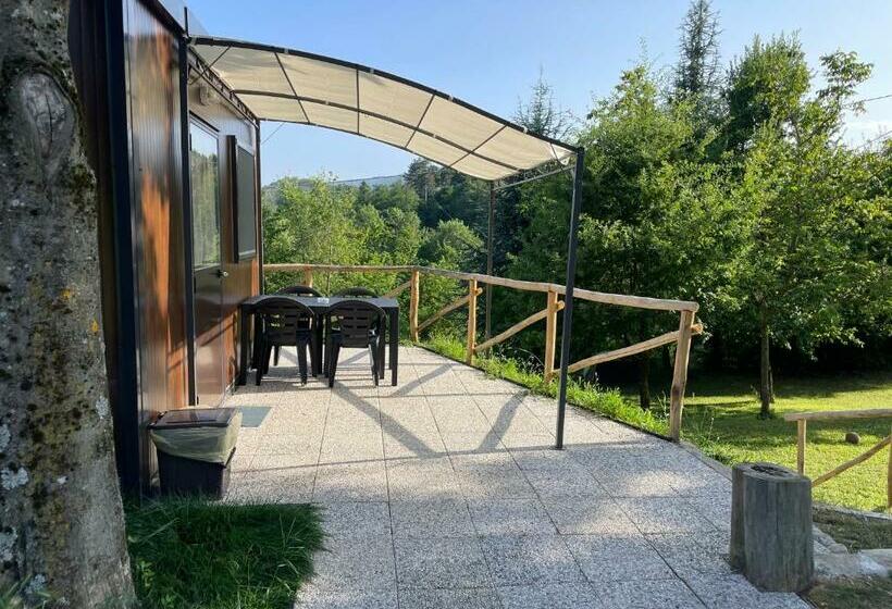 호스텔 I Falchi Pellegrini Bungalow E Tenda