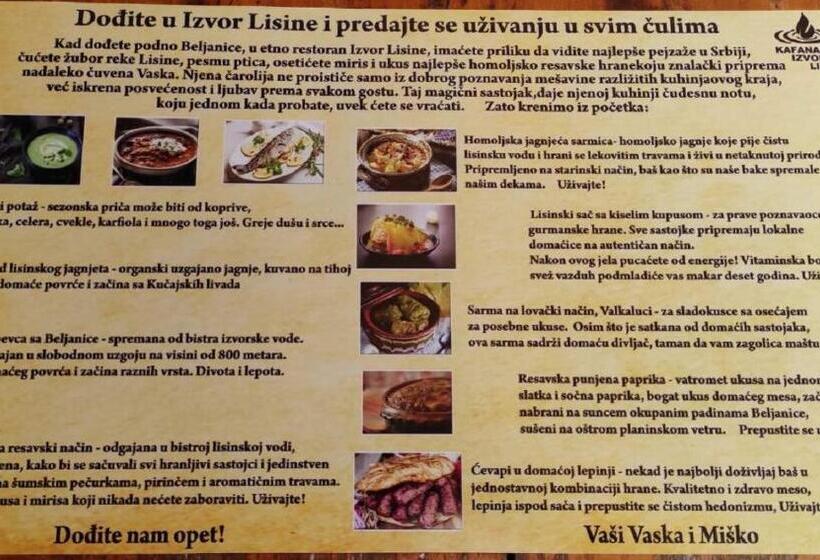 تختخواب و صبحانه Apartments Izvor Lisine