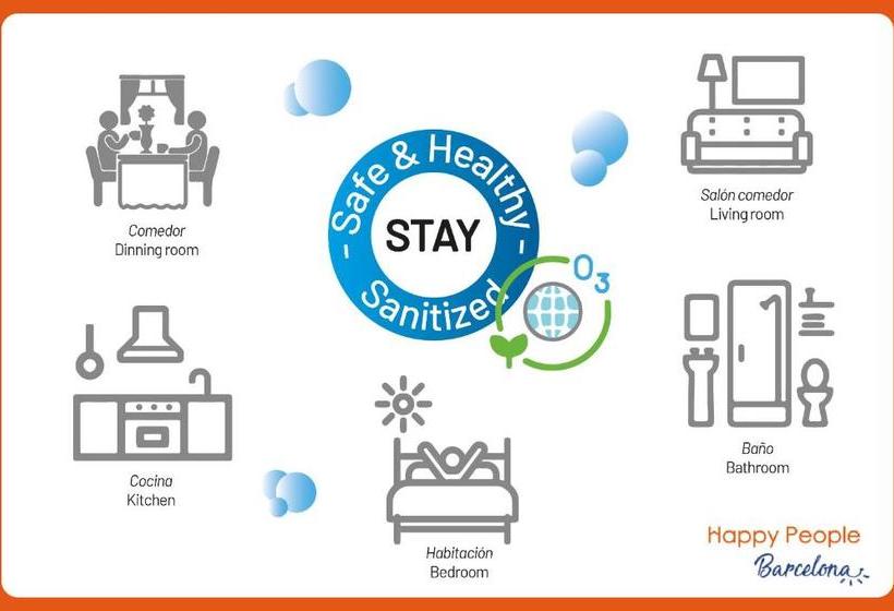 Happy People Sagrada Familia Apartments