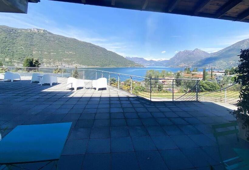 بنسيون Vela Di Soleville Camere Con E Senza Vista Lago Con Ristorante & Pizzeria