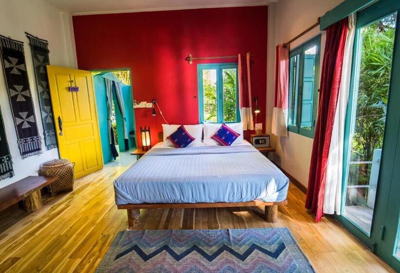 בית מלון כפרי Ock Pop Tok Mekong Villa