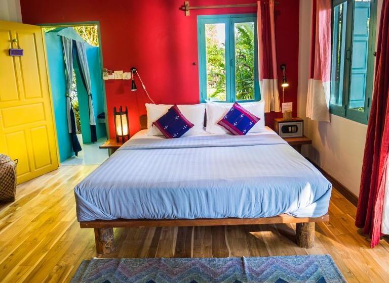 בית מלון כפרי Ock Pop Tok Mekong Villa