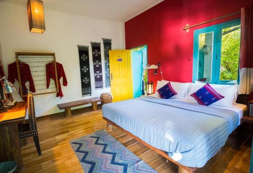 בית מלון כפרי Ock Pop Tok Mekong Villa