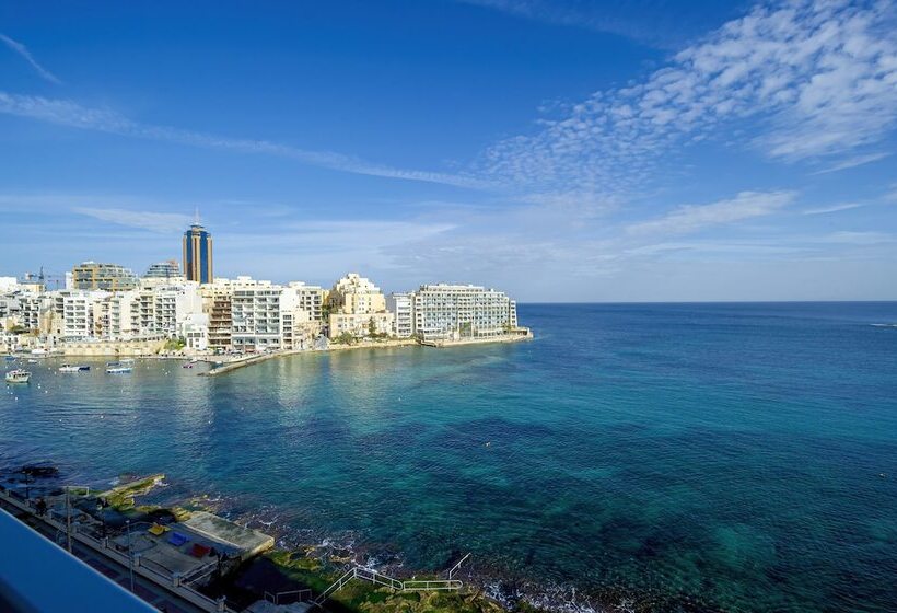 Spinola Bay Top Floor Seafront 3 Bedroom Apartment With Panoramic Sea Views   By Getawaysmalta