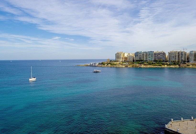 Spinola Bay Top Floor Seafront 3 Bedroom Apartment With Panoramic Sea Views   By Getawaysmalta