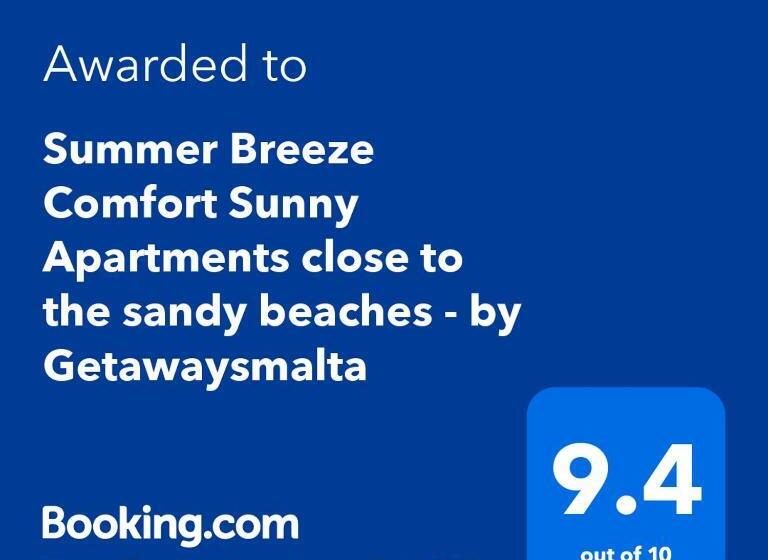 Summer Breeze Comfort Sunny Apartments Close To The Sandy Beaches By Getawaysmalta