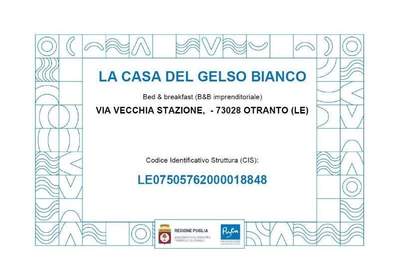 Bed and Breakfast La Casa Del Gelso Bianco