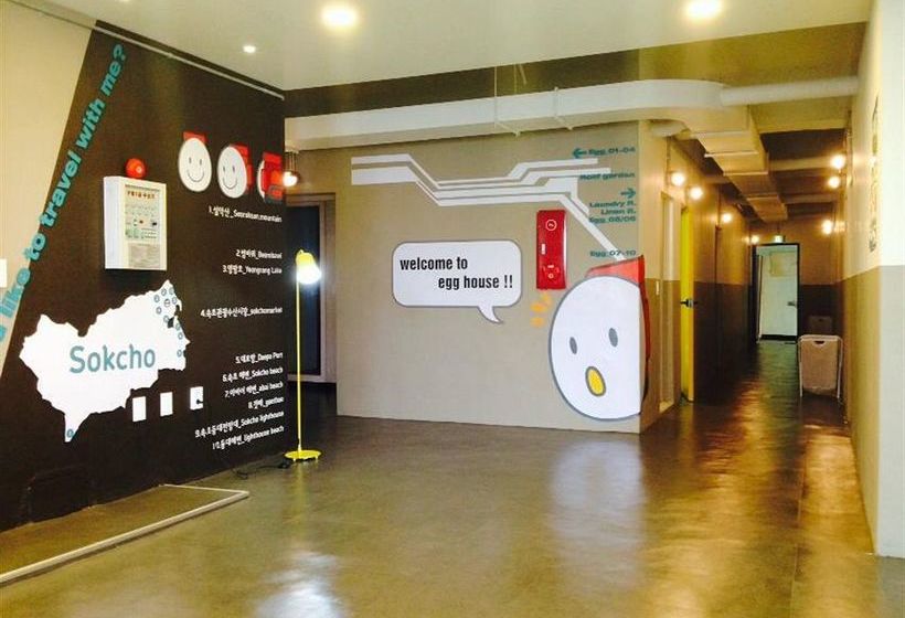 فندق صغير Egg House Sokcho Guesthouse