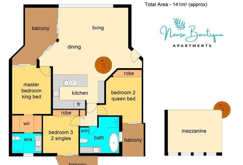 هتل Noosa Boutique Apartments & Elkhorn Villas