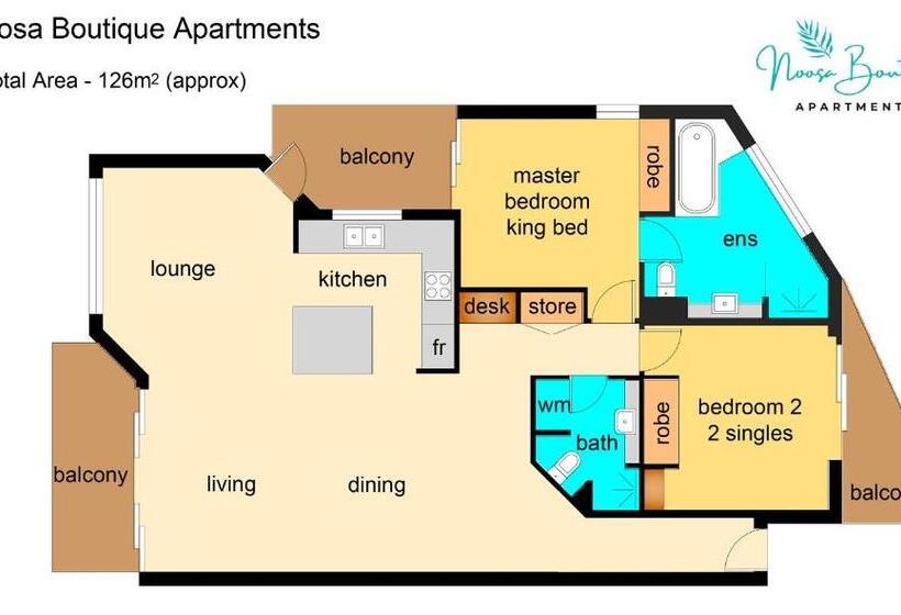 هتل Noosa Boutique Apartments & Elkhorn Villas