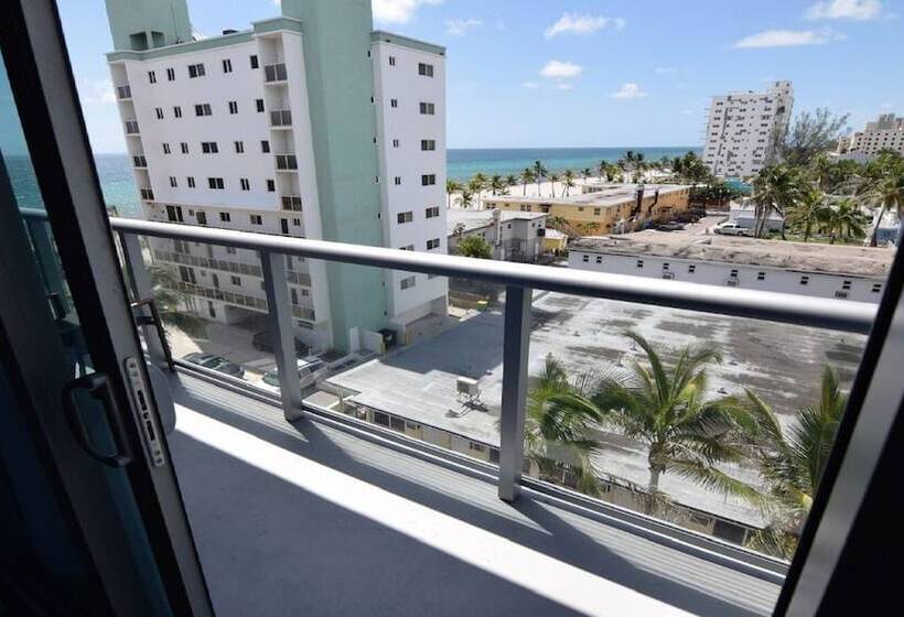 酒店 Hollywood Bliss Studio Balcony Beach View