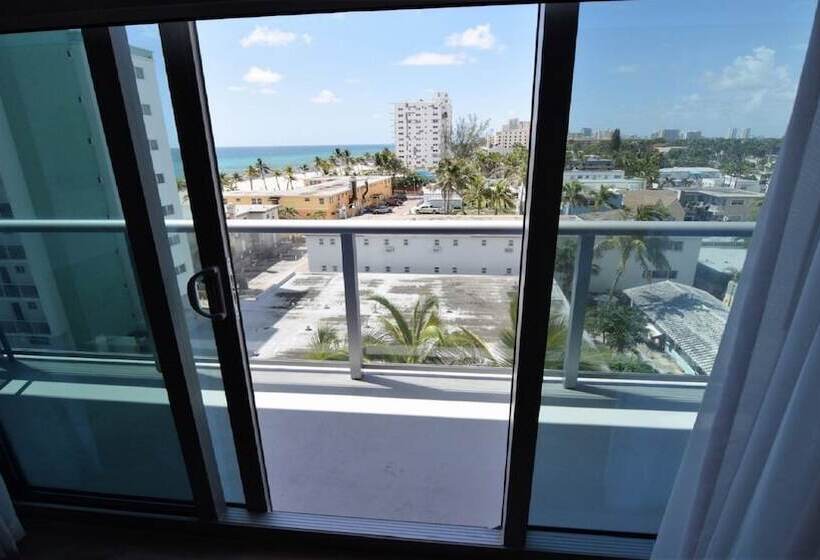 酒店 Hollywood Bliss Studio Balcony Beach View