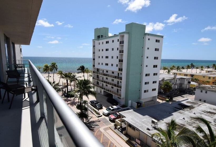 酒店 Hollywood Bliss Studio Balcony Beach View